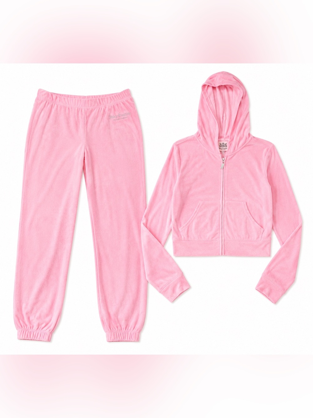 Y2K Juicy Couture Pink Velour tracksuit - Picture 2 of 7